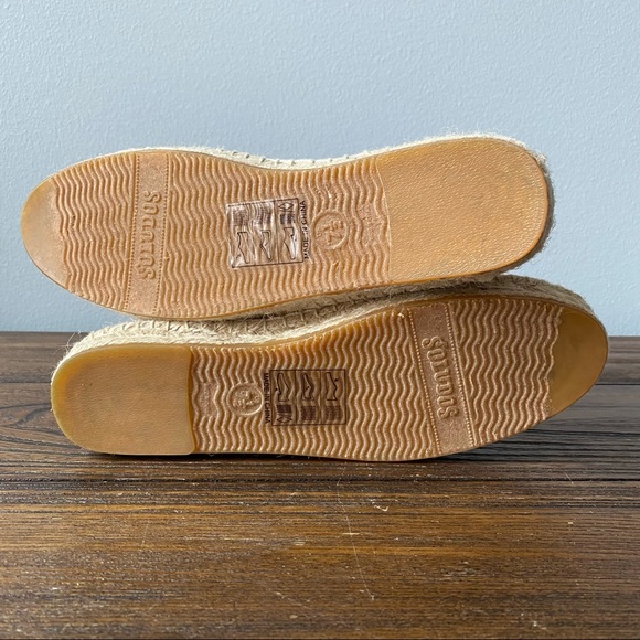 Soludos Peach Bum Embroidered Smoking Slipper Espadrilles - Picture 10 of 11